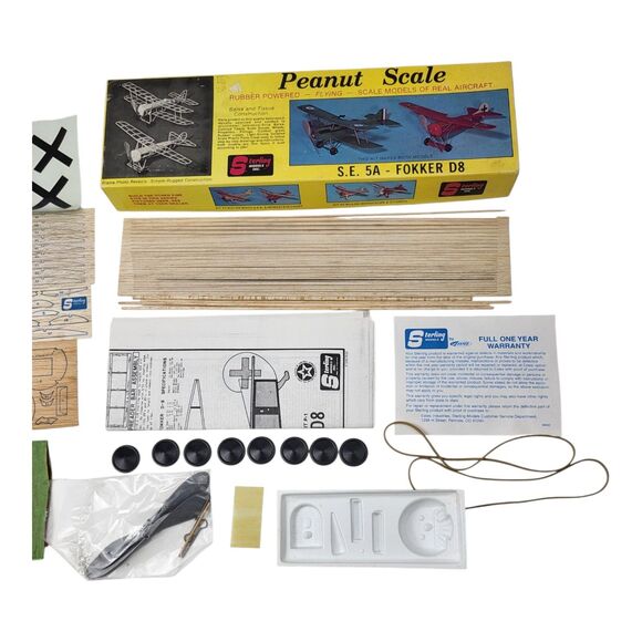Vintage Sterling Models Inc S.E 5A Fokker D8 - Picture 8 of 9